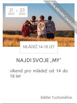 Najdi svoje "MY" - víkendovka pro mládež 14 -18 let