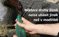 Některé druhy žízně nelze uhasit jinak než v modlitbě