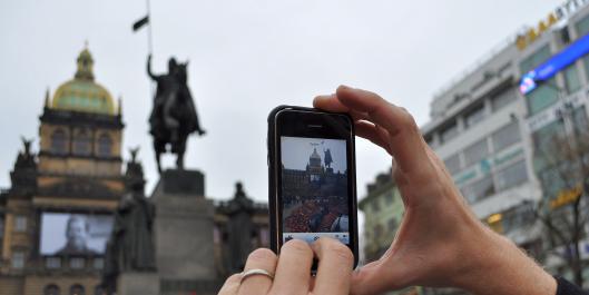 Svatý Václav, Václavské náměstí Praha